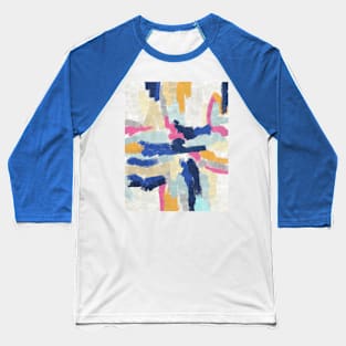 Brushwork exploration artwork Baseball T-Shirt